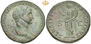 Æ Sestertius, AD 114-116