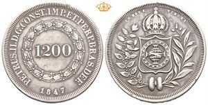 Pedro II, 1200 reis 1847