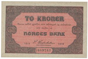 2 kroner 1918. 1689243.