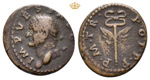 Vespasian. AD 69-79. Æ semis (2,24 g).