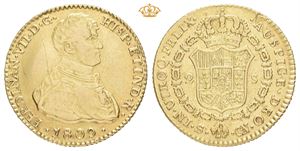 Ferdinand VII, 2 escudos 1809. Sevilla
