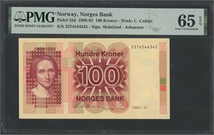 100 kroner 1993. 2374544345.