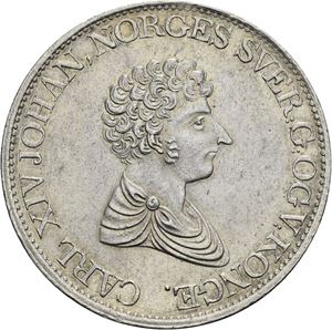 CARL XIV JOHAN 1818-1844. KONGSBERG. Speciedaler 1834