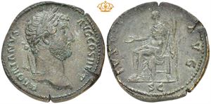 Æ Sestertius, AD 136