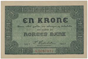 1 krone 1917. A.3087971.