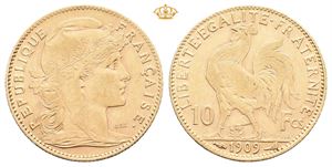 3. republikk, 10 francs 1909