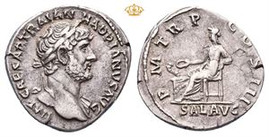 Hadrian, AD 117-138. AR denarius (2,96 g)