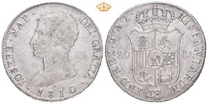 Joseph Napoleon, 20 reales 1810. AI. Madrid