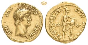 Nero, AD 54-68. AV aureus (18,5 mm; 7,57 g)
