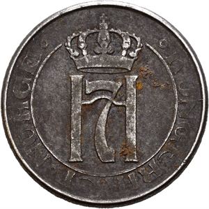 2 øre 1917. Svakt korrodert/slightly corroded