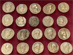 # 14: Lot of 20 tetradrachms of Vespasian from Antioch.