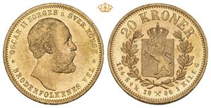 20 kroner 1886
