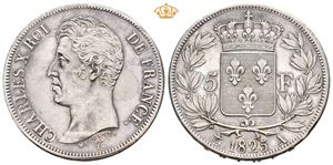 Charles X, 5 francs 1825 A