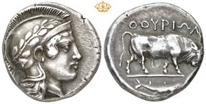 AR Nomos, 443-400 BC