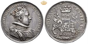 Christian IV. Kroningen 1596. Schwabe. Sølv