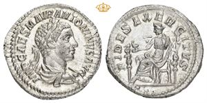 AR Denarius 218 AD