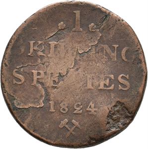 1 skilling 1824