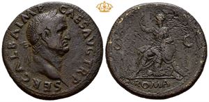 Galba. AD 68-69. Æ sestertius (24,29 g).