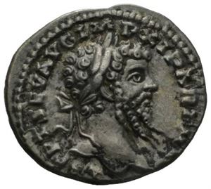 SEPTIMIUS SEVERUS 193-211, denarius, Laodicea 198-200 e.Kr. R: Victoria gående mot venstre