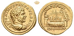 Caracalla, AD 198-217. AV aureus (6,85; 20,5 mm)