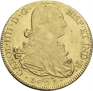 Carl IV, 8 escudos 1801