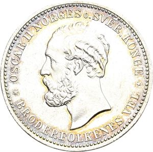 2 kroner 1904. Prakteksemplar/choice