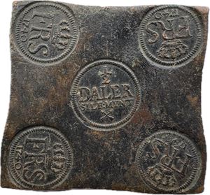 1/2 daler SM 1740