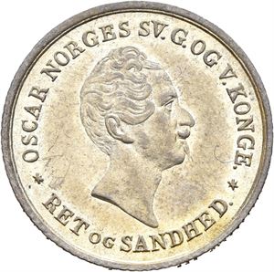 OSCAR I 1844-1859, KONGSBERG, 24 skilling 1846