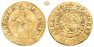 Italy. Guastella, Ferrante II Gonzaga 1573-1630, dukat u.år/n.d. Svake riper og svakt bøyd/slight scratches and slightly bent