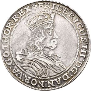 FREDERIK III 1648-1670 Speciedaler 1657. S.23