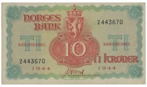 10 kroner 1944 Z443670