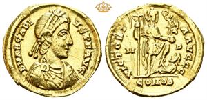 Arcadius. AD 383-408. AV solidus (4,34 g).
