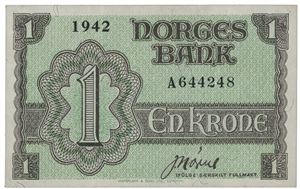 1 krone 1942. A644248