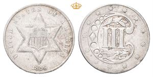 3 cents 1859