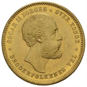 20 kroner/5 species 1875