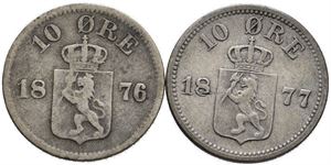 10 øre 1876 og 77