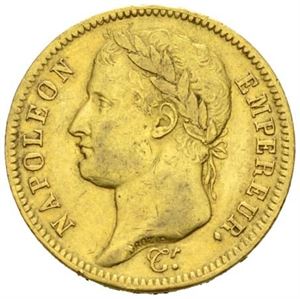 Napoleon I, 40 francs 1812 W
