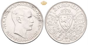 Norway. 2 kroner 1916