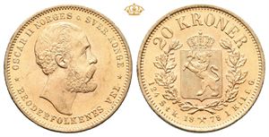 Norway. 20 kroner 1878