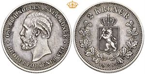 2 kroner 1885