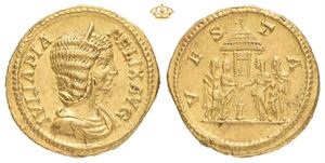 Julia Domna. Augusta, AD 193-217. AV aureus (20 mm; 7,18 g)