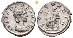 Julia Paula, Augusta AD 219-220. AR denarius (2,77 g; 18 mm)