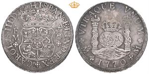 Carl III, 8 reales 1770. FM