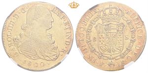 8 escudos 1800. Popayan