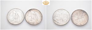 Lot 2 stk. trade dollar 1897 og 1900 B