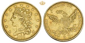 5 Dollars 1838 C