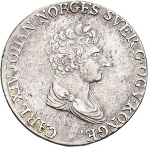 CARL XIV JOHAN 1818-1844 24 skilling 1827/5. Små riper på advers/minor scratches on obverse