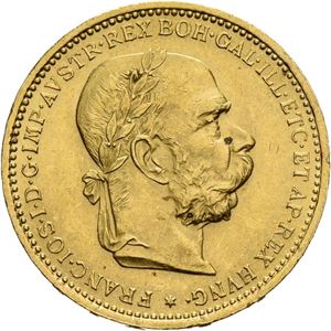 Franz Josef, 20 coronas 1893