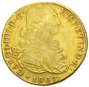 Carl IV, 8 escudos 1807.