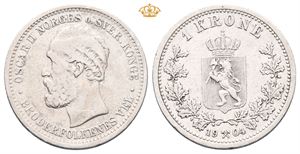 Norway. 1 krone 1904